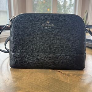 Kate Spade New York Crossbody Bag Black Pebbled Leather